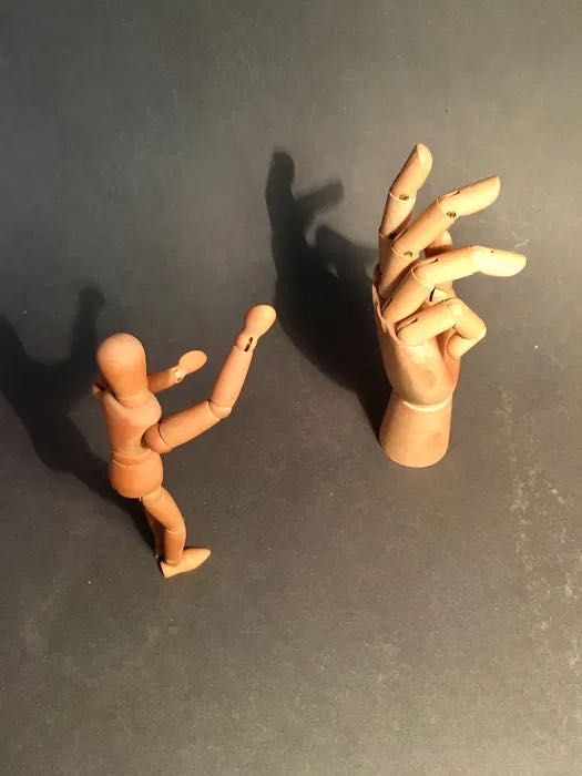 MODELOS ARTICULADOS em madeira - mão 16 cm/s - manequim 15 cm/s64751566108162122