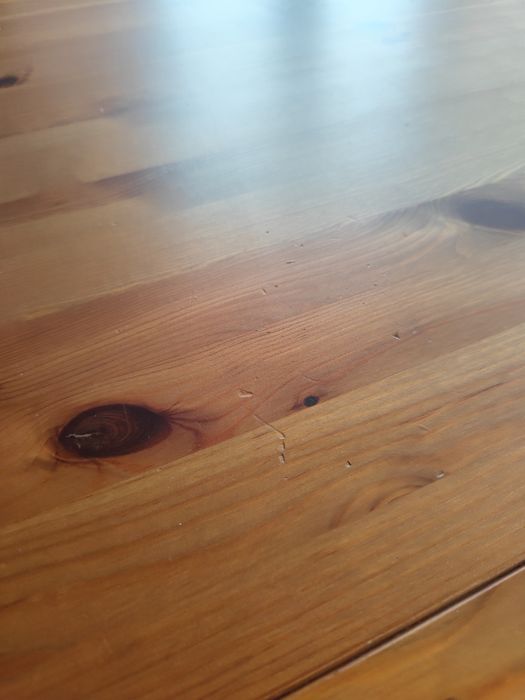 Mesa extensível em pinho  maciço 220x105x74