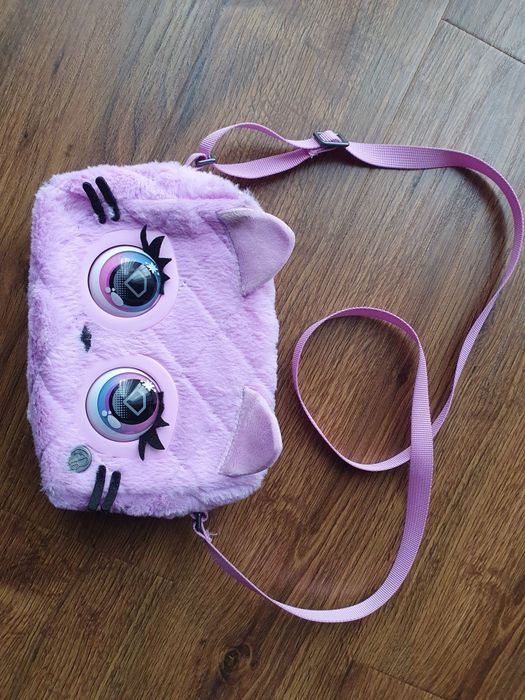Torebka interaktywna z oczami Puszysty Kot Purse Pets Dzwięk