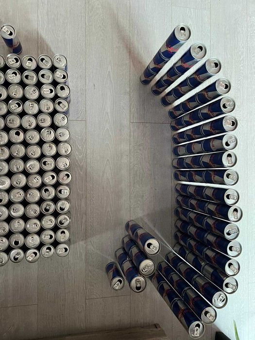 Puszki po redbullu (210szt+)