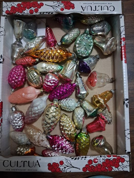 ёлочные игрушки СССР