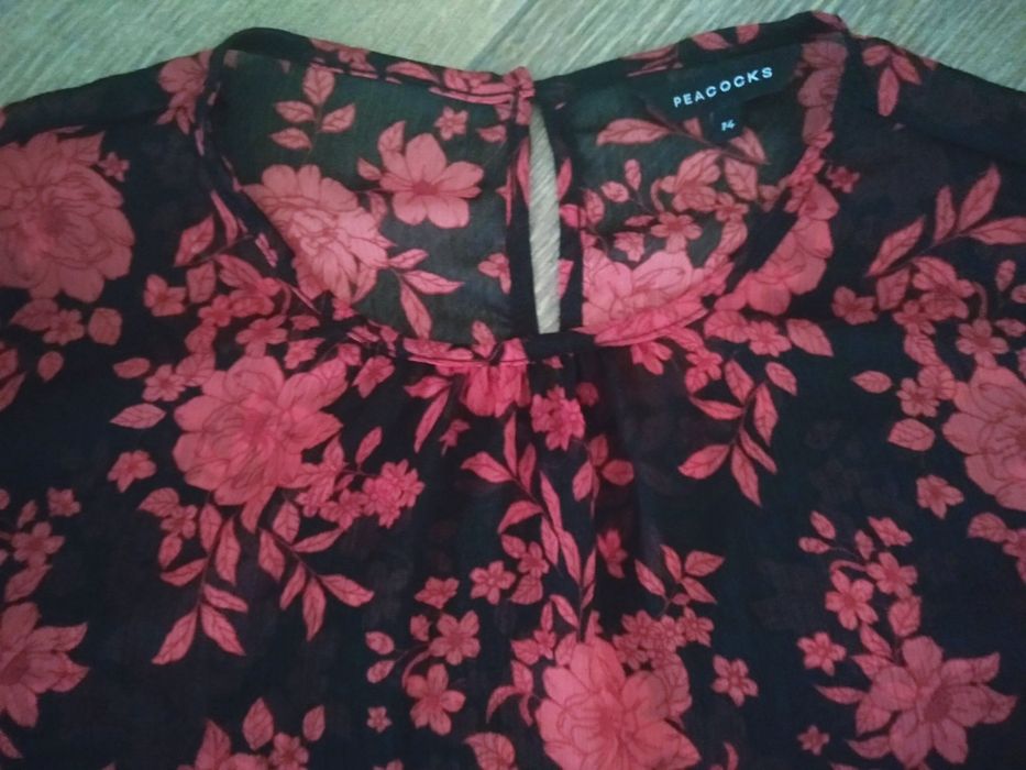 Bluzka wizytowa elegancka rozm 14 XXL