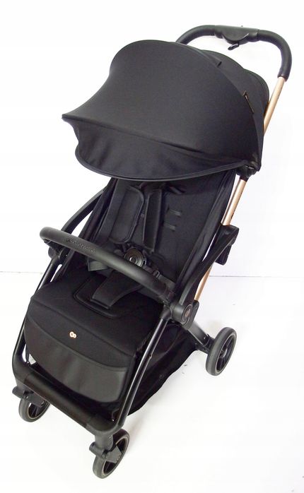 kinderkraft apino lekki wózek spacerowy raven black do 22 kg