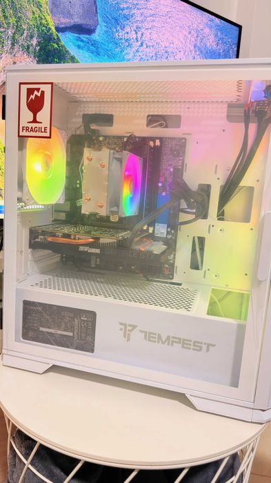PC Gamer RGB i7 8700 . 16GB GTX 1660 6GB Nvme 256GB