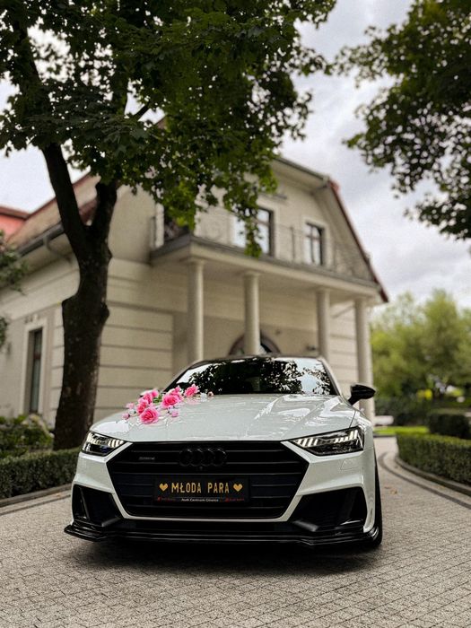Samochód do ślubu, auto na wesele, audi na ślub