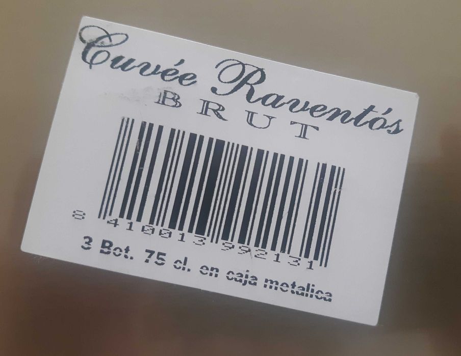 Grande Caixa em Lata para 3 Garrafas de Champanhe