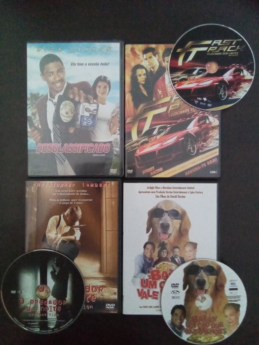 Coleção de filmes em dvd