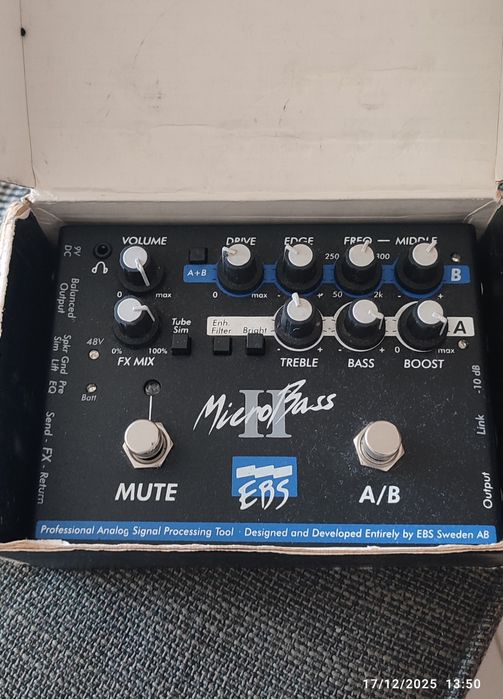 Vendo pré EBS micro bass II