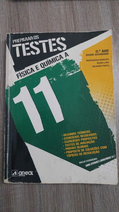 Livro Preparar os testes de Físico e Química A de 11ºano