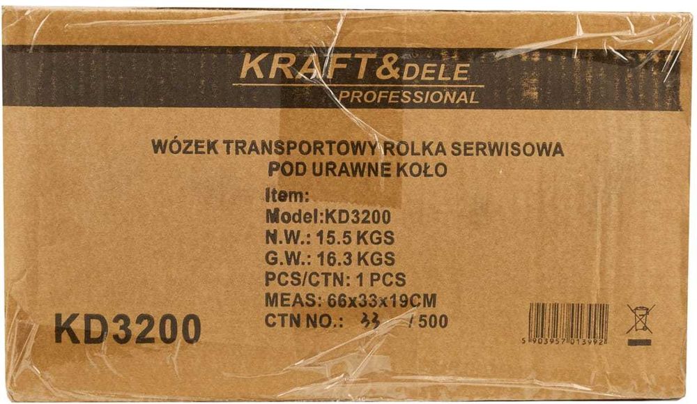 Wózek transportowy rolka pod urwane koło 1200kg