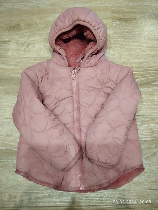 Весняна стьогана дитяча куртка 86