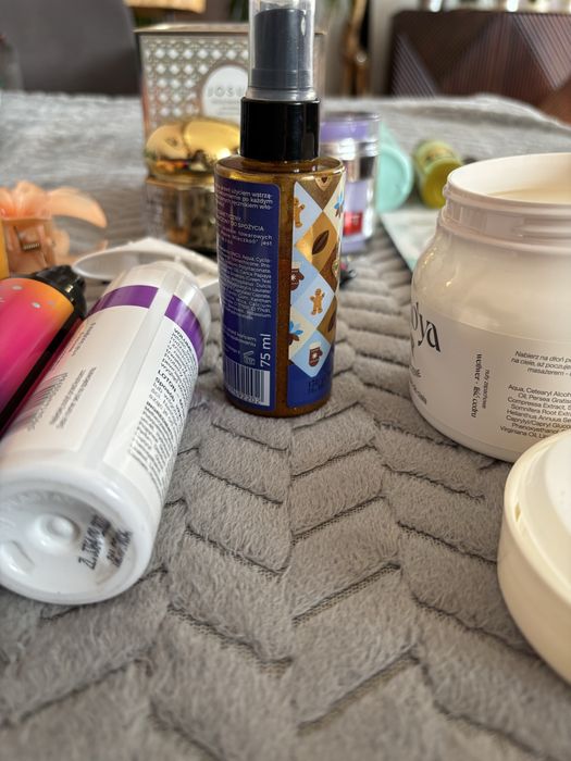 Zestaw kosmetyków OnlyBio Loreal Amoya Hean tusz do rzęs wcierka krem do twarzy balsam