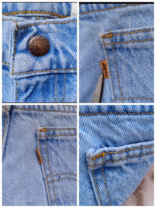 Spodenki jeansowe Levi's. Obwód pasa 66 cm.
