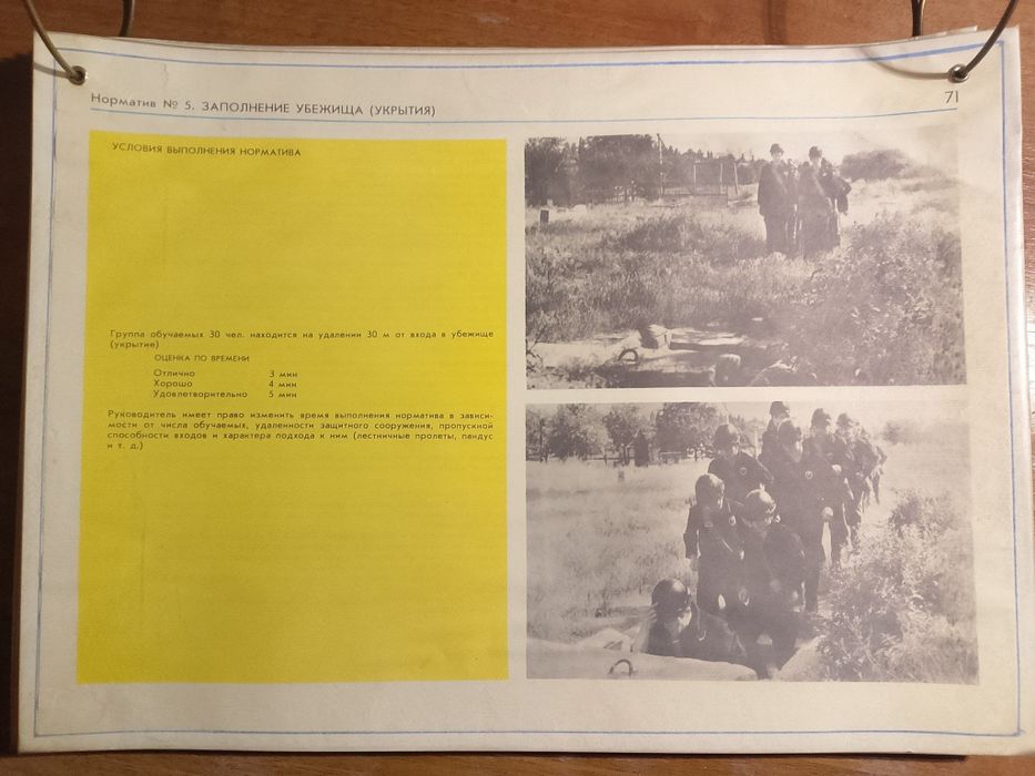 Плакаты гражданской обороны, Нормативы ГО. Издание 4, год 1985