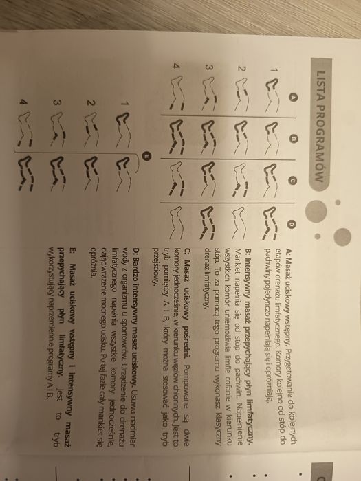 Aparat do drenażu limfatycznego 4Fizjo Pro C8 nogawki +biodra,brzuch