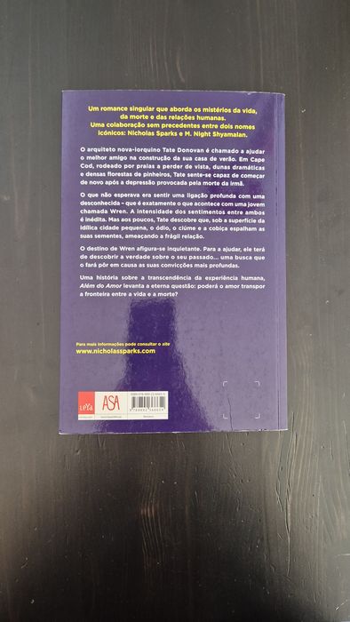 Livro "Além do amor"