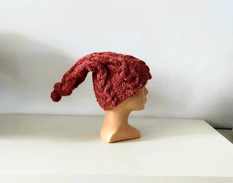 Czapka handmade rozm uniwersalny nowa