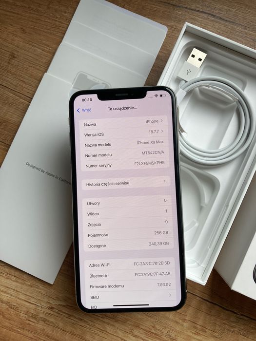 Apple iPhone XS Max - 256 Gb super stan