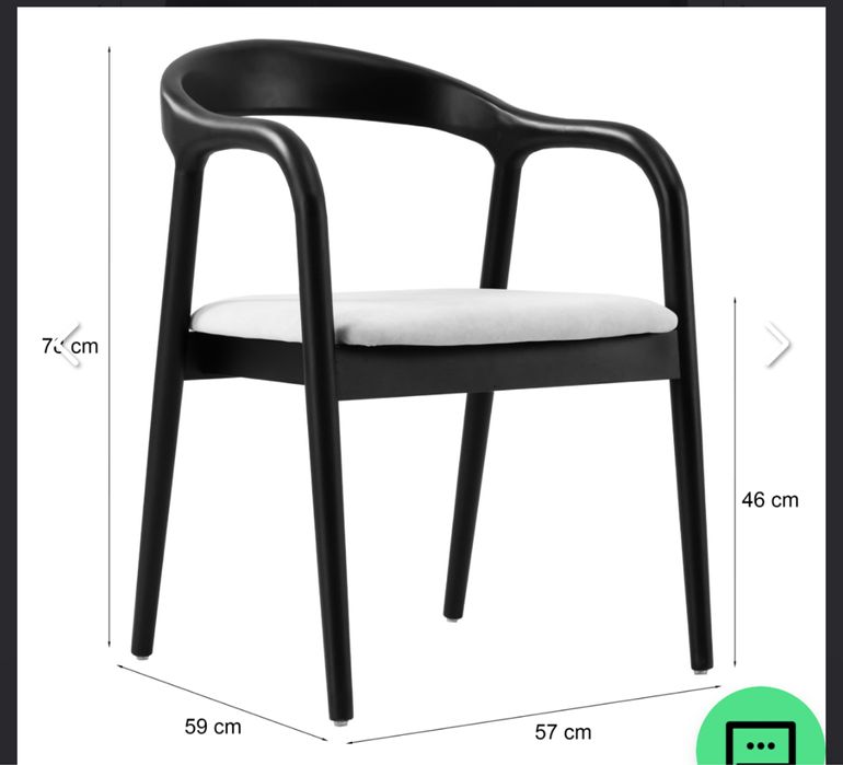 6 drewnianych krzesel