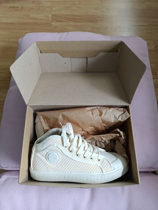 Sanjo K100 Stripes Yellow