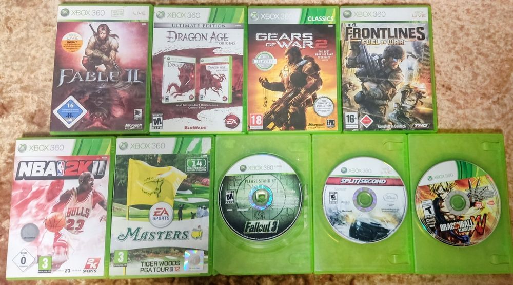 Лот ліцензійні ігри Xbox 360