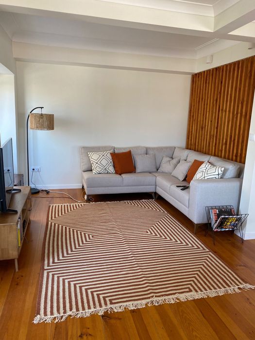 Sofa de Canto + Puff Mobnor
