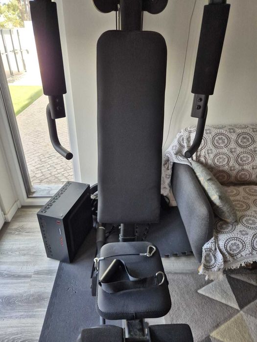 CORENGTH Aparelho de Carga Guiada de Musculação Compacto Home Gym 900