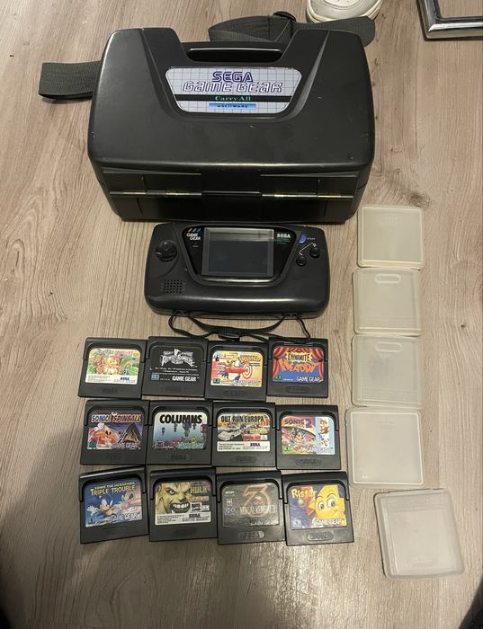 Sega gane gear e  11 jogos  mais caixa