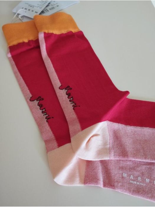 MARNI шкарпетки з мерсеризованої бавовни з додаванням  нейлону.