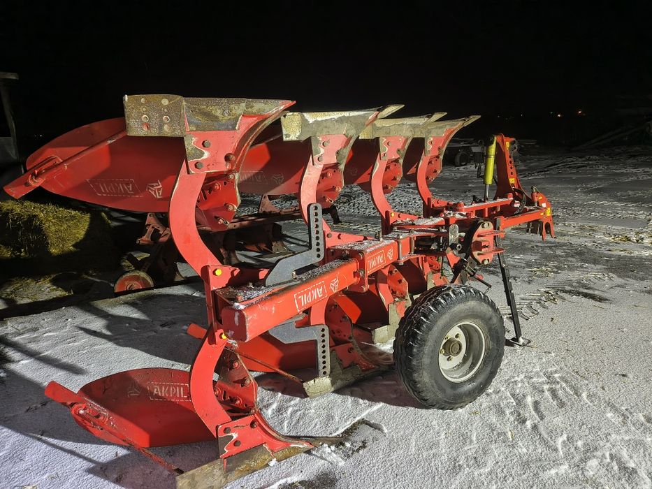 Akpil KM 80 .3+1 .  Jak nowy !!!Pług  obrotowy. Lemken Kuhn. Huard .