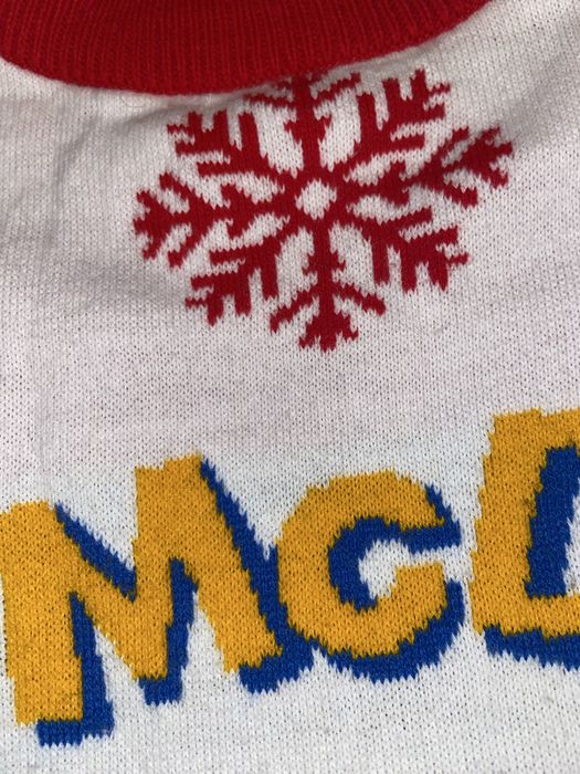 Świąteczny sweterek męski unisex Mc Donald’s unikat sesja rozm M