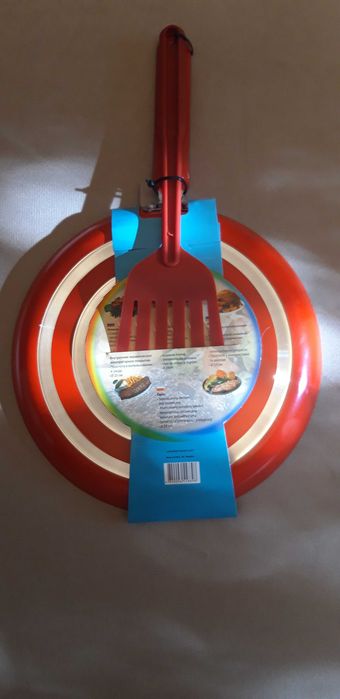 Okazja! Patelnia ceramiczna Maestro MR 1212 25 cm czerwona tanio