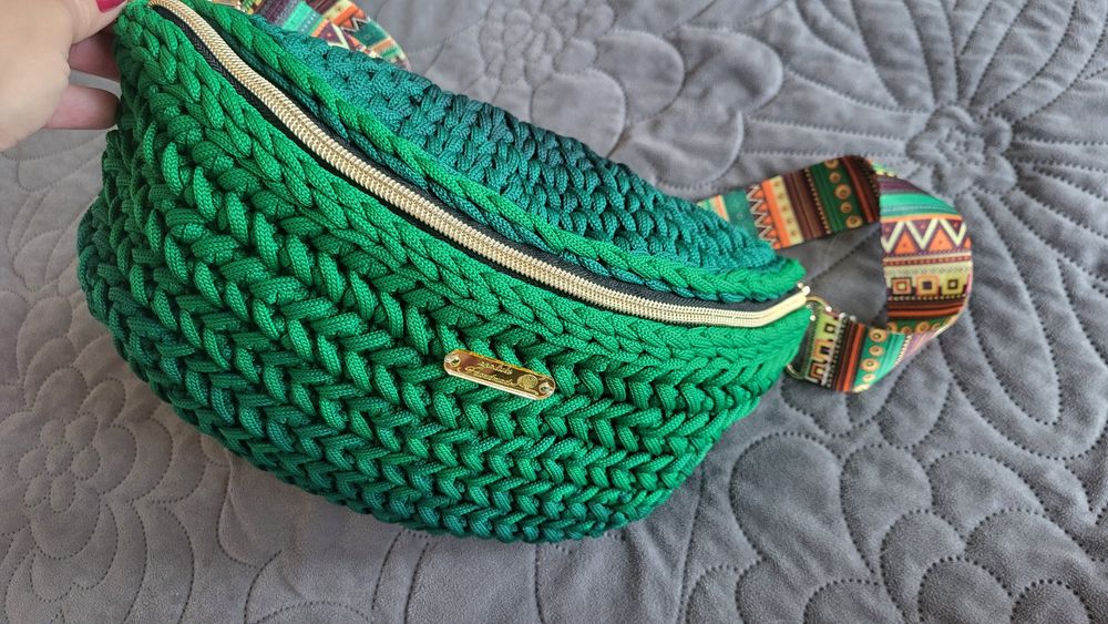 Nerka torebka cross body handmade