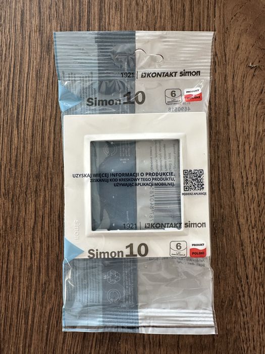 30 szt. SIMON10 Ramka 1-krotna BIAŁA CR1/11
