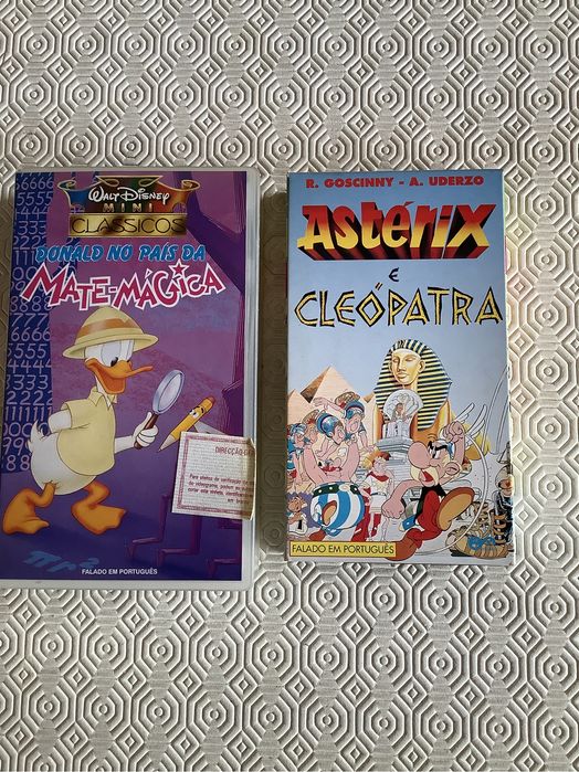 Cassetes VHS - concertos rock e clássicos; natureza e animação