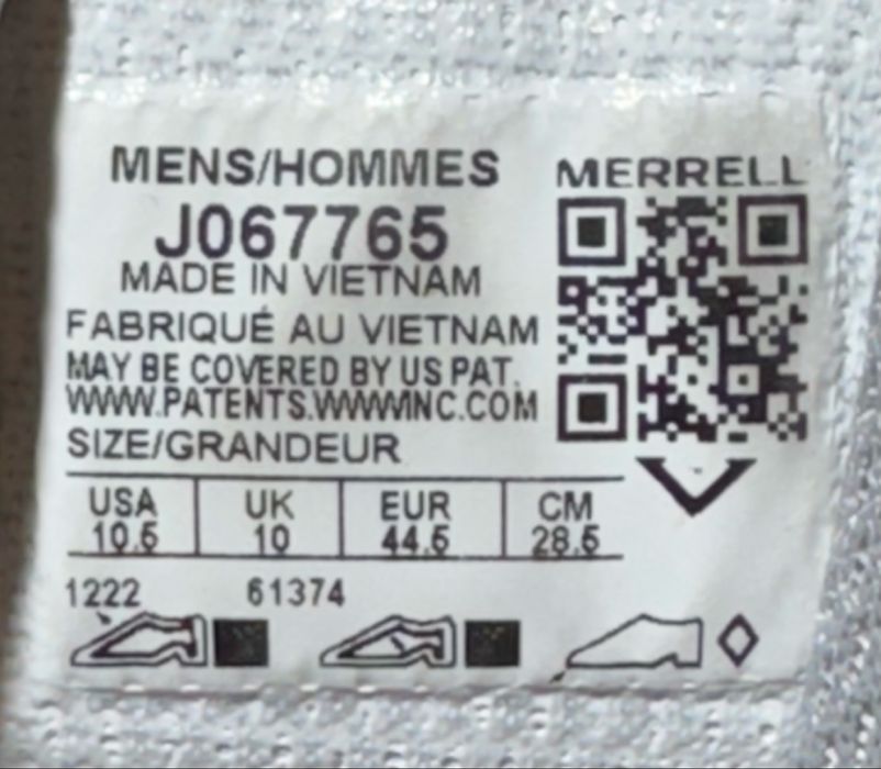 Кросівки Merrell Vapor Glove 6. Розмір 44,5(28,5 см)