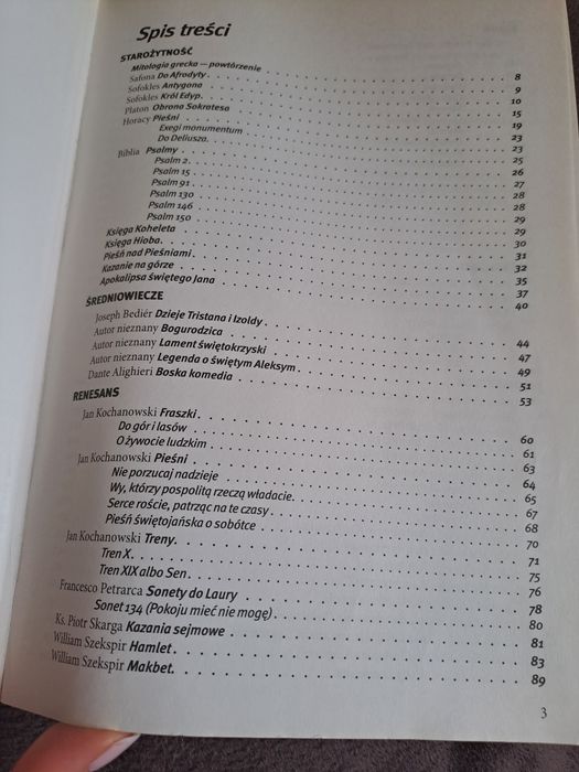 Opracowania lektur I wierszy