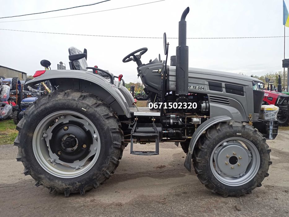 Мінітрактор Скаут ТЕ-504 +рівна підлога +гума Armour+2 ціліндра БЕЗКОШТОВНА доставка додому