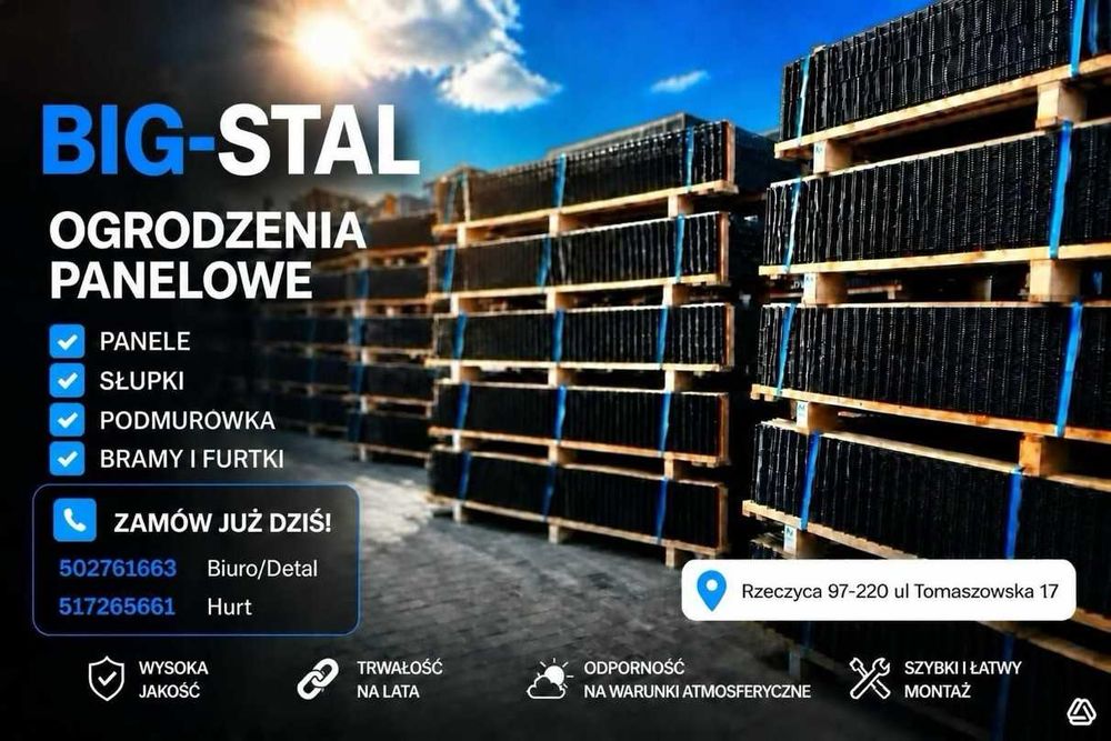 Panele ogrodzeniowe Fi 5mm 1530 RAL PRODUCENT!!!