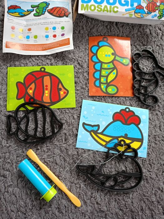 Playdoh i obrazki mozajkowe