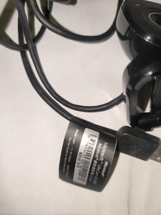 Webcam Microsoft 1407 LifeCam VX-800 USB resolução 640x480 preta