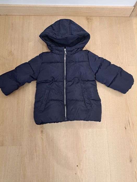 Puchową kurtka granatowa RESERVED r.74