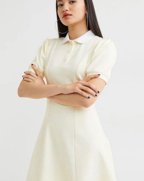 Платье с к/р H&M Светло-желтый