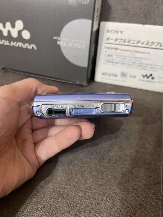 Sony MD-Walkman MZ-E30 Niebieski Zestaw
