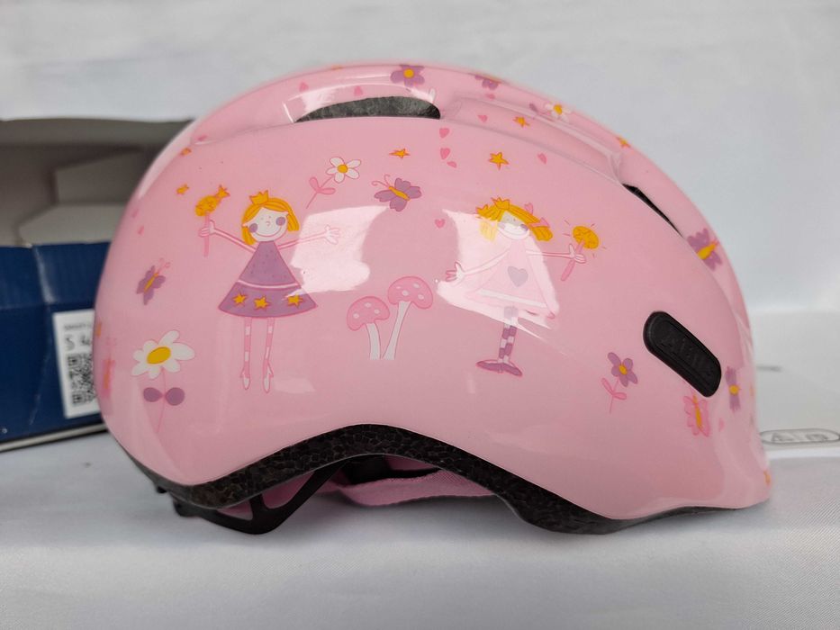 Kask rowerowy dziecięcy Abus Smiley 2.0 Rose Princess S 45-50cm