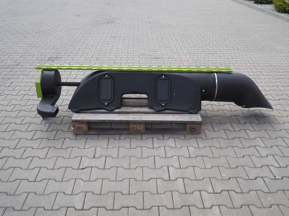 Odsysanie kurzu, podajnik pochyły, Claas Lexion C84, C86