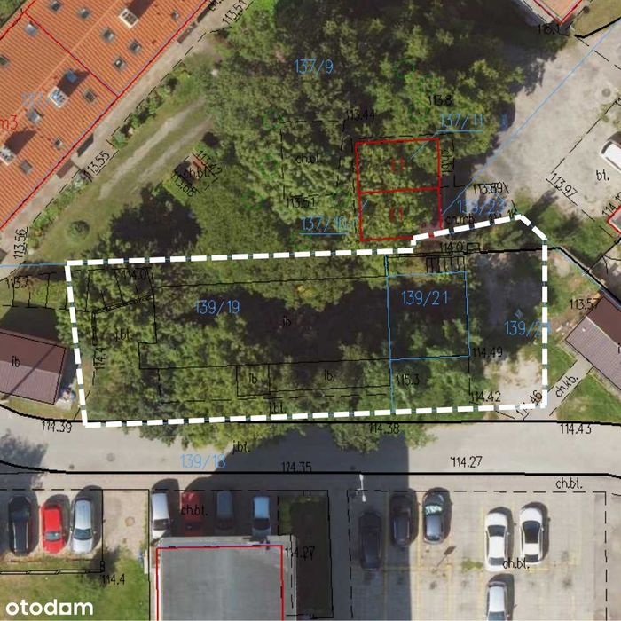 Działka budowlana w centrum Ostródy + pozwolenie na budowę z projektem