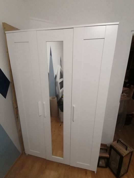 Szafa 3 drzwiowa BIAŁA IKEA BRIMNES