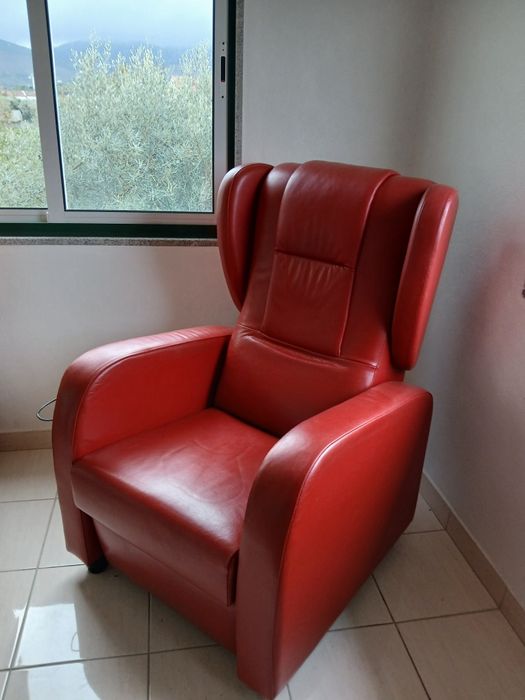 Cadeiraõ de massagem em pele