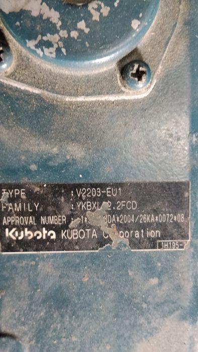 Silnik Kubota (ładowarka schaffer)